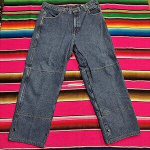 Draggin Jeans Men Fit 36x32 Kevlar Lined Double Knee Wide Motorcycle Made in USA